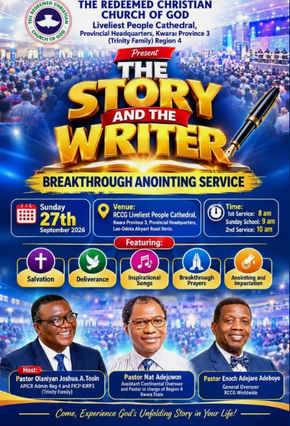 Breakthrough Anointing Service - The Story and the Writer